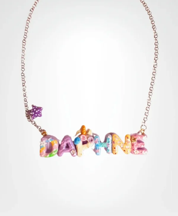 collar personalizable para niña "animales fantásticos"