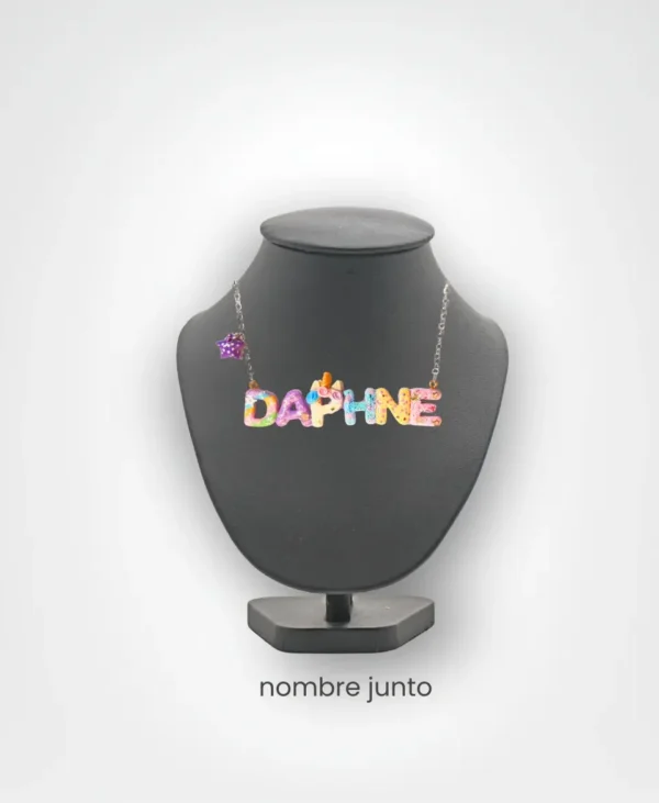 collar personalizable para niña «mundo marino»