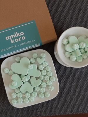 cera aromática bergamota & manzanilla