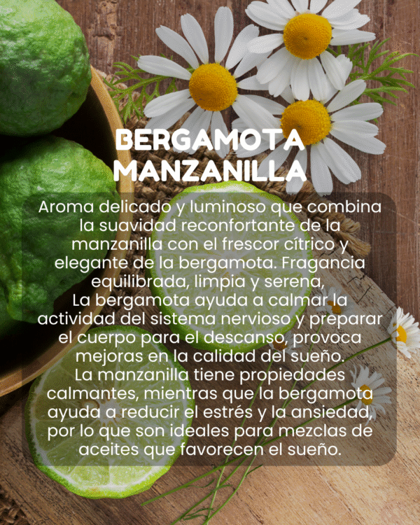 Cera aromática Bergamota & Manzanilla