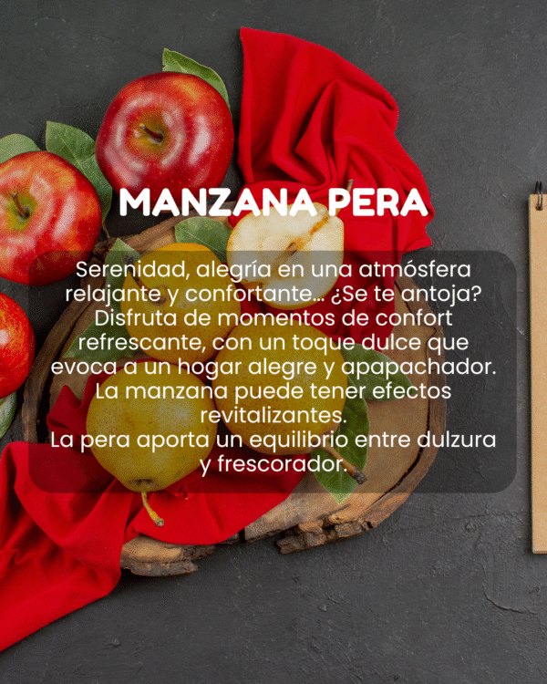 Cera aromática de Manzana & Pera