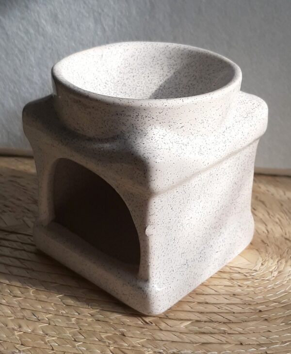 Quemador cubo granito – incluye dos velitas de té