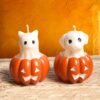 fastasmitas de perro y gato con calabaza