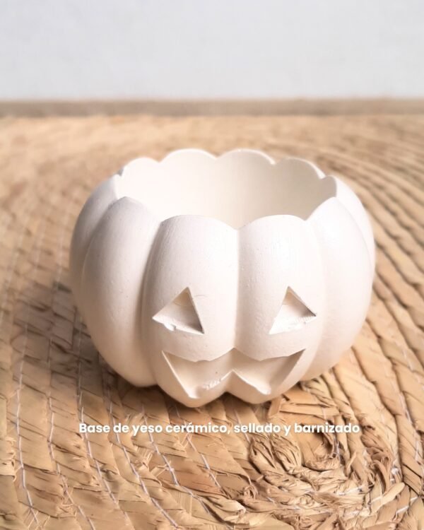 Vela de fantasma de gato o perro con calabaza para Día de Muertos - Otoño