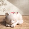 Figura de gatito para velas de té, con aromas de colección