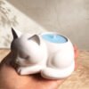 Figura de gatito para velas de té, con aromas de colección