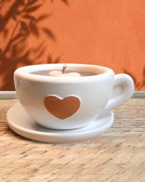 Vela de tacita de café
