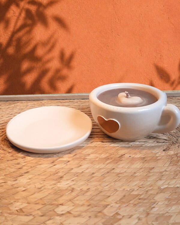 tacita 3 Vela de tacita de café